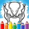 Black Panther Mask Coloring Pages – Young Artists and Superhero Fans
