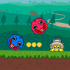 Blue and Red Ball – The Dance of Two Spheres
